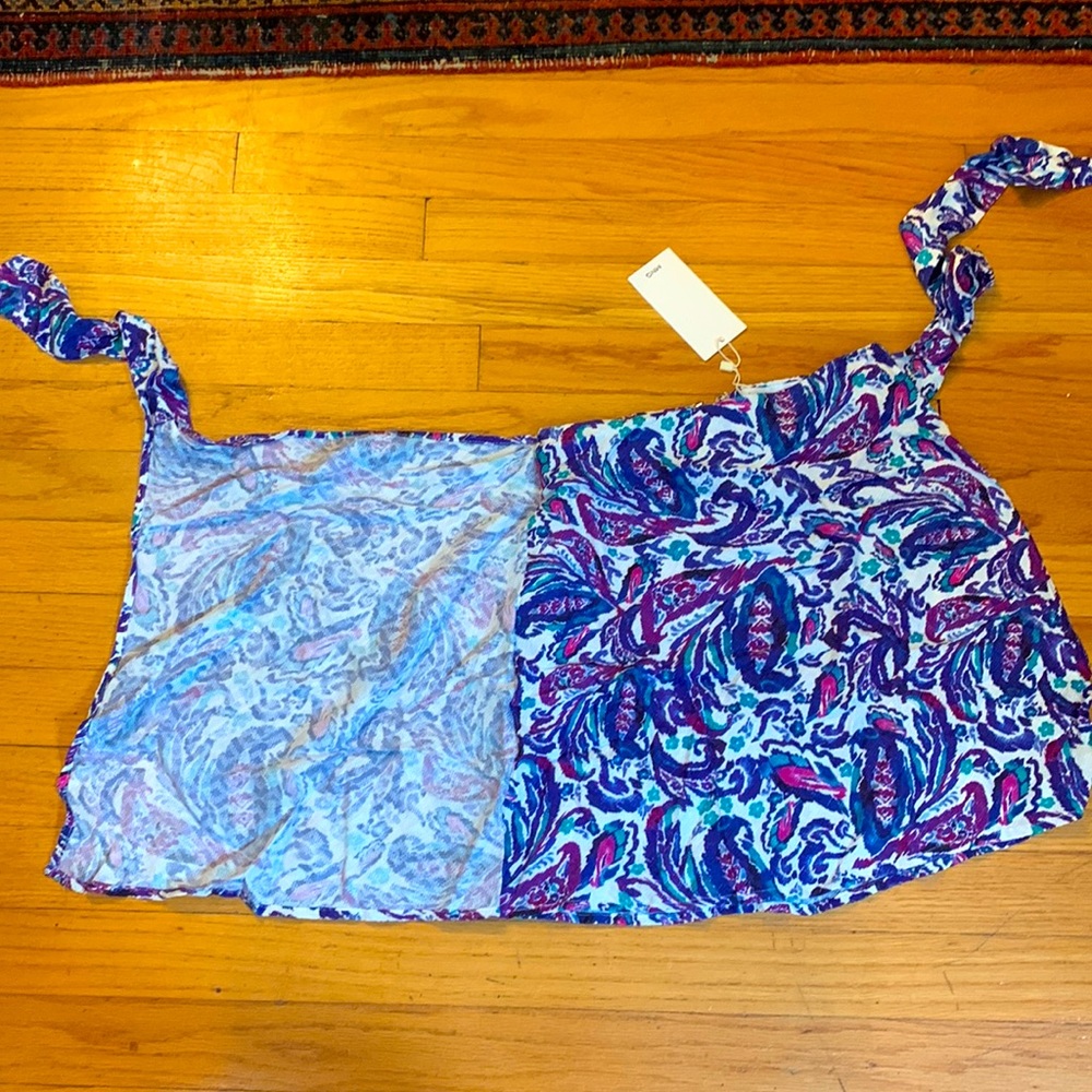 Wrap mini skirt